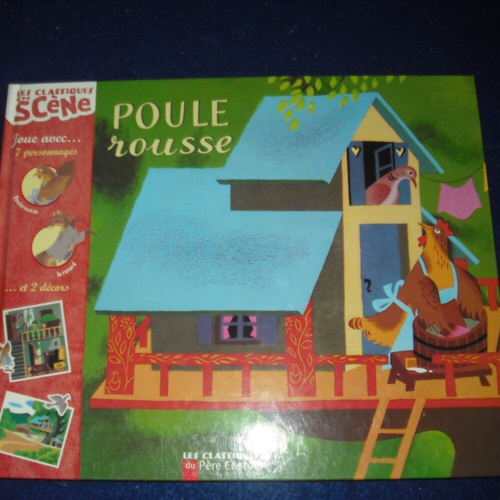 Poule Rousse by Lida and Etienne Morel feutrine/felt 1956 New french Hardcover